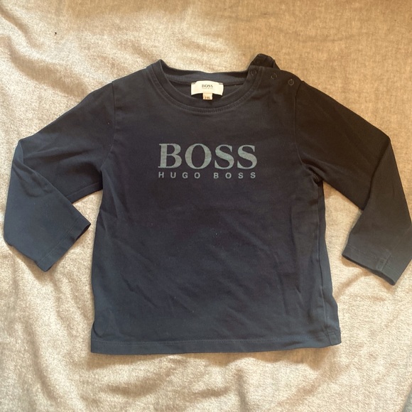 Hugo boss navy long sleeve shirt - Picture 1 of 2